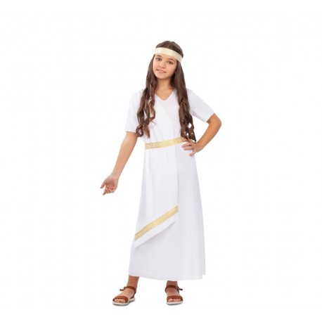 Disfraz de Romana Blanca Infantil
