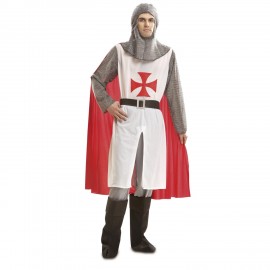 Disfraz de Caballero Medieval Con Capa Adulto Disfraz de Caballero Medieval Con Capa Adulto