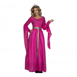 Disfraz de Princesa Medieval Rosa Adulto