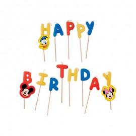 Velas Mickey Mouse para Cumpleaños