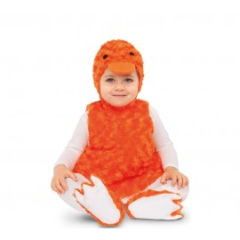 Disfraz de Patito Peluche Naranja Infantil