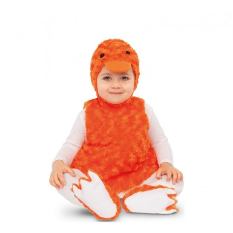 Disfraz de Patito Peluche Naranja Infantil