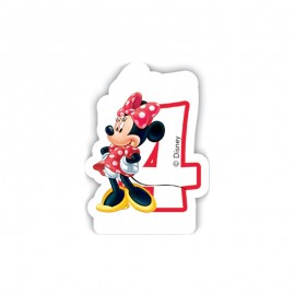 Vela Número 4 Minnie Mouse