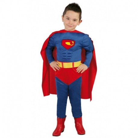 Disfraz Super Hero Musculoso para Niño