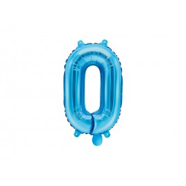 Globo Numero 0 Foil 35 cm