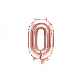 Globo Numero 0 Foil 35 cm