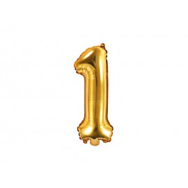 Globo Numero 1 Foil 35 cm