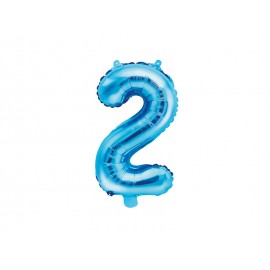 Globo Numero 2 Foil 35 cm