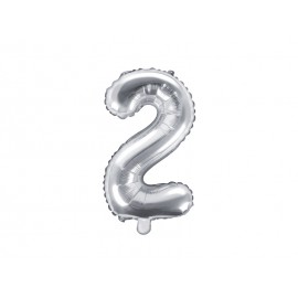 Globo Numero 2 Foil 35 cm