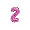 Globo Numero 2 Foil 35 cm