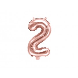 Globo Numero 2 Foil 35 cm