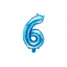 Globo Numero 6 Foil 35 cm