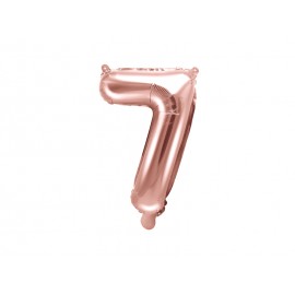 Globo Numero 7 Foil 35 cm