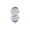 Globo Numero 8 Foil 35 cm