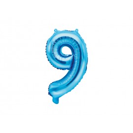 Globo Numero 9 Foil 35 cm