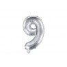 Globo Numero 9 Foil 35 cm