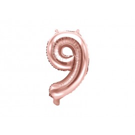 Globo Numero 9 Foil 35 cm