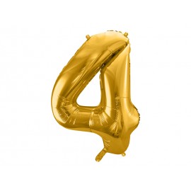 Globo Numero 4 Foil 86 cm