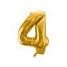Globo Numero 4 Foil 86 cm