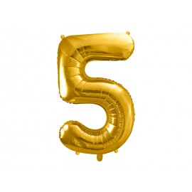 Globo Numero 5 Foil 86 cm