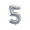 Globo Numero 5 Foil 86 cm