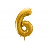 Globo Numero 6 Foil 86 cm
