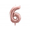 Globo Numero 6 Foil 86 cm