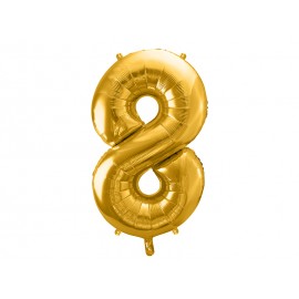 Globo Numero 8 Foil 86 cm