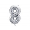 Globo Numero 8 Foil 86 cm