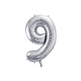 Globo Numero 9 Foil 86 cm