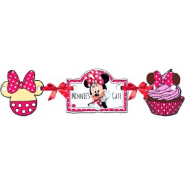 Guirnalda de Silueta Disney Minnie Mouse