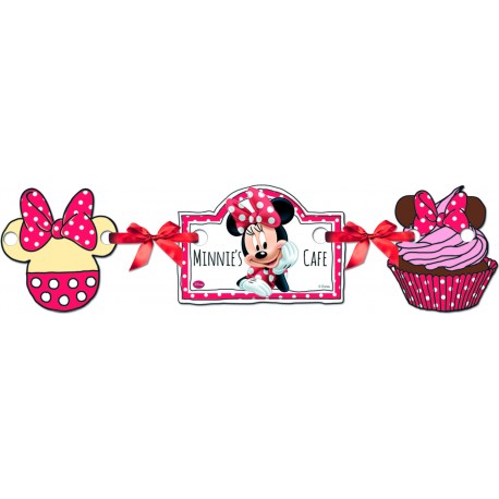 Banner de Silueta Disney Minnie Mouse
