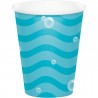 8 Vasos Unicornio Ballena 266 ml