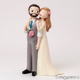 Figura Novio Chaleco Y Barba 21 cm