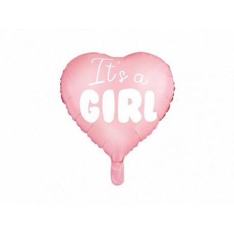 Globo Corazon Its a Girl Foil 45cm