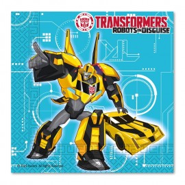 20 Servilletas Transformers 33 cm