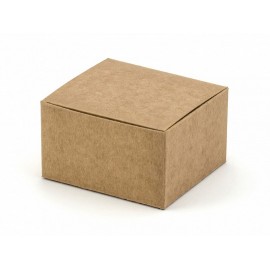 10 Cajas Kraft Cuadradas
