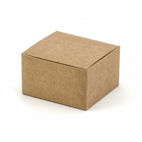 10 Cajas Kraft Cuadradas