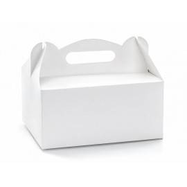 10 Cajas Blancas Rectangulares 19 cm