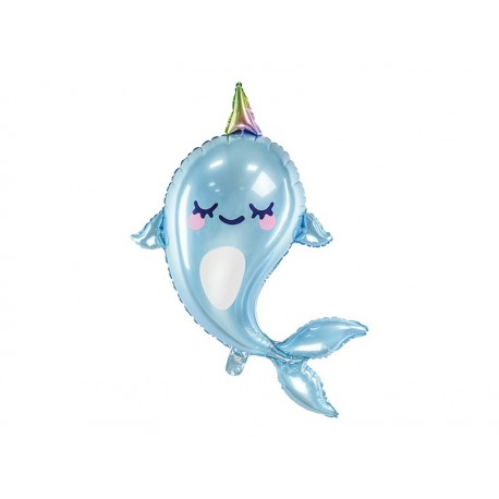 Globo Unicornio Ballena de Helio