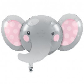 Globo Foil Elefantito rosa