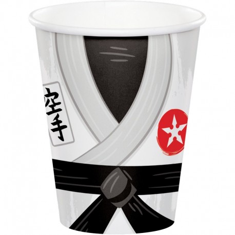 8 Vasos Karate 266 ml