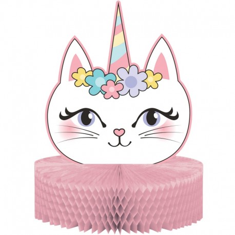 Centro Mesa de Unicornio Gatito