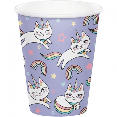 Vasos Unicornio Gatito