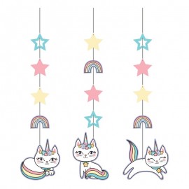 Colgantes Unicornio Gatito