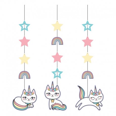 Colgantes Unicornio Gatito