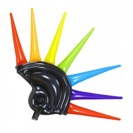 Casco con Puntas Multicolor Hinchable 90 cm