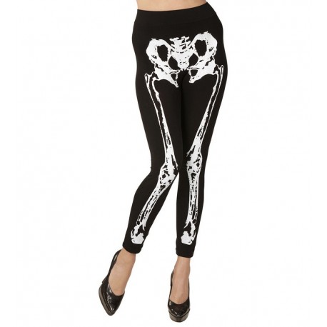 Leggings Esqueleto para Adulto 75 den