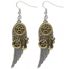 Pendientes Steampunk con Alas Pendientes Steampunk con Alas