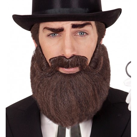 Barba y Bigotes Castaños